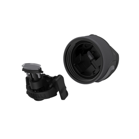 Nakrętka 3w1 do butelki Elton - Black Steel