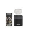 Termoset do školy Kambukka Playway Roads – hrnek 300 ml, termoska na oběd 600 ml a nádoba