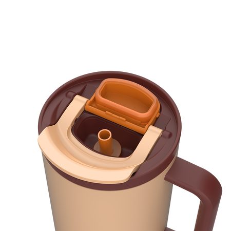 Kambukka Rio kubek termiczny ze słomką 950ml - Almond Dream