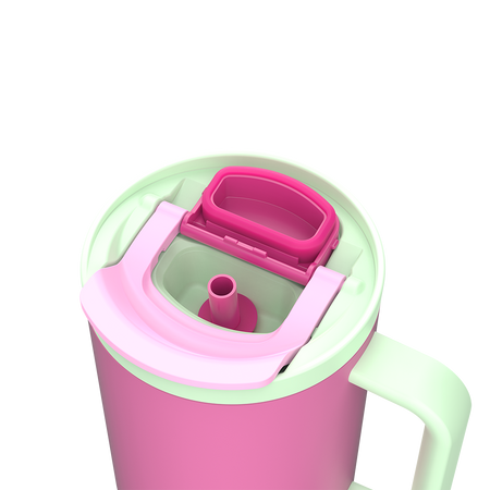 Kambukka Rio kubek termiczny ze słomką 950ml - Bubblegum Mint