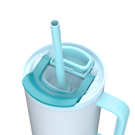 Kambukka Rio kubek termiczny ze słomką 950ml - Frosty Coconut