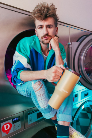 Kambukka Rio kubek termiczny ze słomką 950ml - Almond Dream