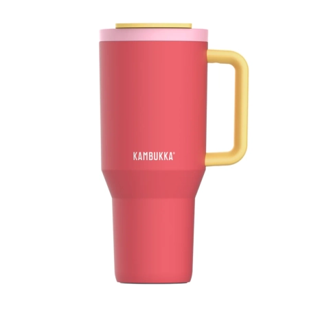 Kambukka Rio kubek termiczny ze słomką 950ml - Pink Papaya